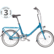 ROG PONY CLASSIC 3 bicikl, plavi, 3 brzine, gepek