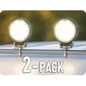 KAMAR Okrogla LED delovna luč 24W, 1430lm, 12/24V/2-PACK! [L0076S]