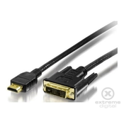 EQUIP HDMI/DVI Digital M/M 2,0m golden plug