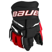 Hokejske rokavice Bauer Supreme M3 Black/Red Junior 10 palcev