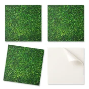 shumee Paket potiskanih vinilnih ploščic - dekoracija spalnice, gosta listnata stena 20x20x20 cm