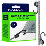 KADAX elastična gumijasta vrv s kavljem 28 cm za pritrditev ponjav in napenjalec prtljage, (5000362670)