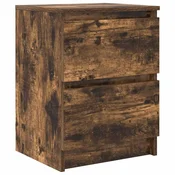 Vidaxl TV omarica dimljen hrast 40x35x54 cm inženirski les