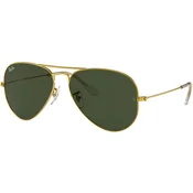 Ray Ban Unisex suncane naocare RB3025 W3234 55 Aviator, Crno- zlatne