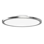 LIGHTME LED stropna svetilka Aqua O30,2cm srebrni list - Kopalnica - Sodobni - Kovina