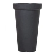 Northix Cvetlični lonec antracit 63x40cm, vremensko odporna plastika