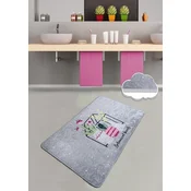 LEssentiel Maison Kupatilski otirac Botanical Sweets, 80x100cm, Sivi