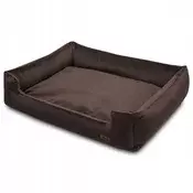 shumee Velika žametna pasja postelja, spalno mesto za ovčarja, HUGGY DOGGY XXL