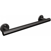 ANDEX Ravno držalo za prho 37 cm črno 804/370NG (Črno nerjavno jeklo)