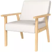 Homestar Naslanjač 64x70x72 cm krem