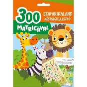 Safari aktivnostna knjiga - 300 nalepk, madžarski jezik