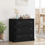 Kreveta Crni hrast 70 x 35,5 x 67,5 cm Konstruirano drvo