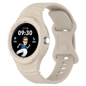 Silikonski pas Techsuit W066 za Google Pixel Watch/Watch 2/Watch 3 41mm/Watch 4 41mm - bež
