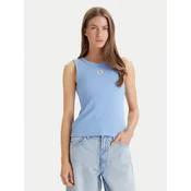 Calvin Klein Jeans Top LV047C201G Svetlo modra Slim Fit