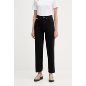 Calvin Klein Jeans Kavbojke  črna