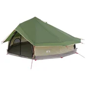 Vidaxl Tipi šotor Zelena 800 x 800 x 430 cm Poliester in jeklo