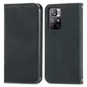 Črna Elegantna Flip Torbica (Xiaomi Redmi Note 11 Pro 5G)