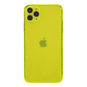 TPU gel maska Transparent za iPhone 11 Pro Max - žuta
