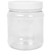 NEW Okrogel kozarec s pokrovom na nit 100/400 prozoren 1000ml