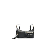 Lancel Torba za čez ramo Lancel Sacs a main 1Er Flirt Noir Femme črna