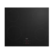 BEKO Indukcijska ploca HII 64401 MT, Staklokeramicka, 4 grejne zone, Crna