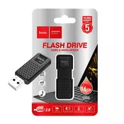 USB Flash Drive 16GB, USB 2.0, crni