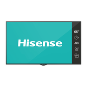 HISENSE Digitalni ekran 55 55GM60AE 4K UHD Digital Signage Display - 18/7 Operation crni