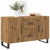 Komoda boja hrasta artisan 100 x 36 x 60 cm konstruiranog drva