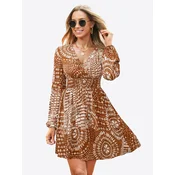 Cupshe Poletna obleka Captivating Boho rjava