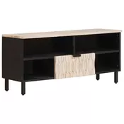 Vidaxl TV omarica Bel pranje finiš 100 x 33 x 46 cm Masiven les manga