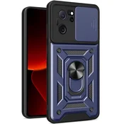 GS Oklepno ohišje za Xiaomi 13T/13T Pro, CamShield Slide, temno modra