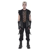 Moški brezrokavnik DEVIL FASHION - Punk - črn - WT104