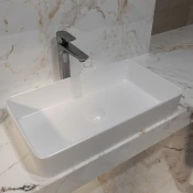 Umivaonik na plocu Concepto Bell Neve Matt 61