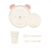 Kikka Boo Set posuda 4 dela Bear with Me Pink