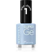 Rimmel Super Gel gel lak za nohte brez uporabe UV/LED lučke odtenek 060 In The Clouds 12 ml