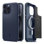 Maska Spigen Mag Armor MagSafe za iPhone 15 Pro Max tamno plava