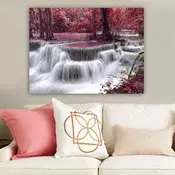 Wallity Dekorativna slika na platnu, 70x100cm, Šarena