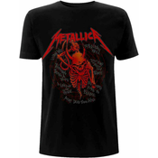 Metallica Majica Skull Screaming Red 72 Seasons Black S