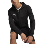 Puma Team Goal Casuals moška jopa s kapuco črna 658595 03