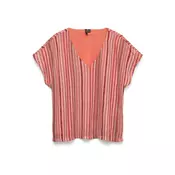 VERO MODA Majica VMDEMI korala/roza/bordo