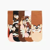 Cropp - Pakovanje od 5 para carapa s dezenom Tasmanian Devil Looney Tunes - braon