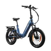 TTGO Zložljivo električno kolo TTGO F7 250 W 48 V 15 Ah, 20-palčno debelo kolo, modro, (5000234096)
