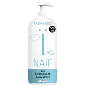 Naif šampon otroški hranilni in gel za umivanje 2v1 brez parfumov 500 ml NFP125