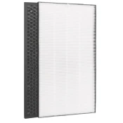 shumee Komplet 2 HEPA filtrov FZ-J80HFX ogljični FZ-J80DFX za Sharp FP-J80EU-W FP-J60EU-W FA46