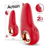 Action Trazy Stimulator with Pulsation Red