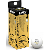 Žogice za namizni tenis GEWO Select Pro 40+ *** - 3 žogice