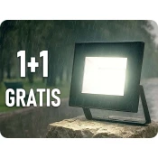 V-TAC LED reflektor 10W, 850lm, IP65, 110°, črn, 1+1 gratis! Barva světla: Dnevna bela