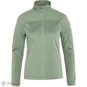 Fjällräven Abisko Lite Fleece Half Zip ženski pulover, Misty Green (M)