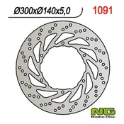 shumee Sprednji zavorni disk Aprilia ETV 1000 2001-2007, 300 mm 6 lukenj