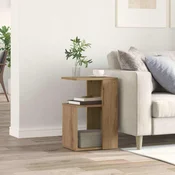 Vidaxl vidaXL Stranska mizica Artisan hrast 36x30x56 cm Material na osnovi lesa